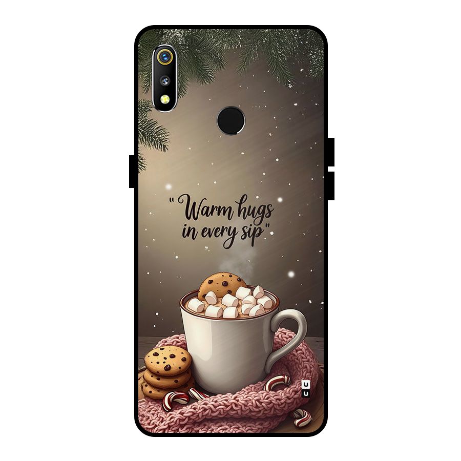 Warm Hugs Metal Back Case for Realme 3i