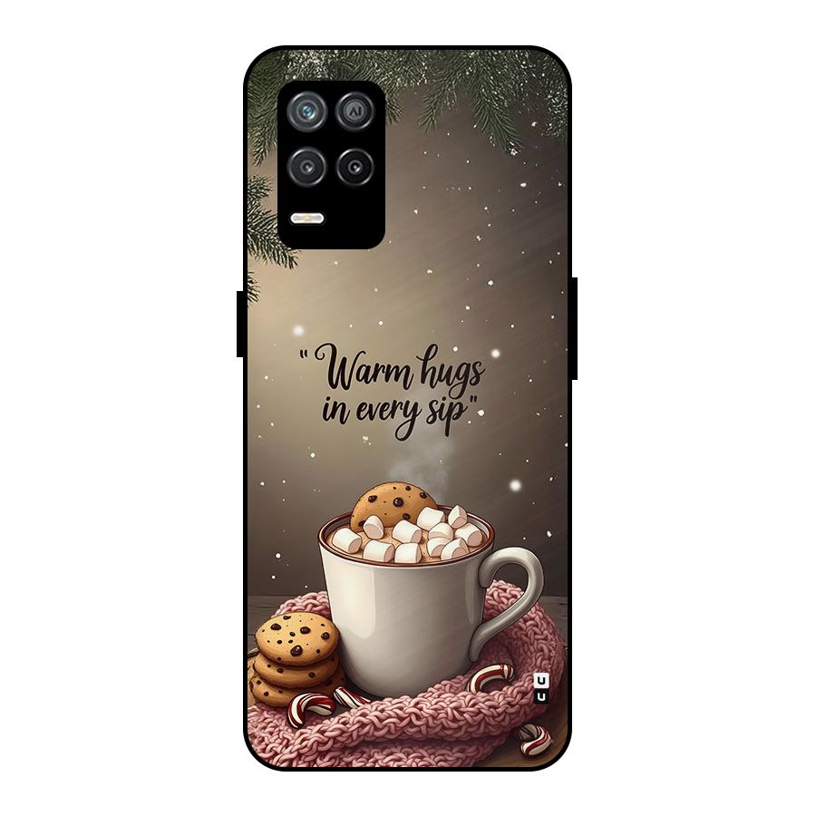 Warm Hugs Metal Back Case for Realme 8 5G