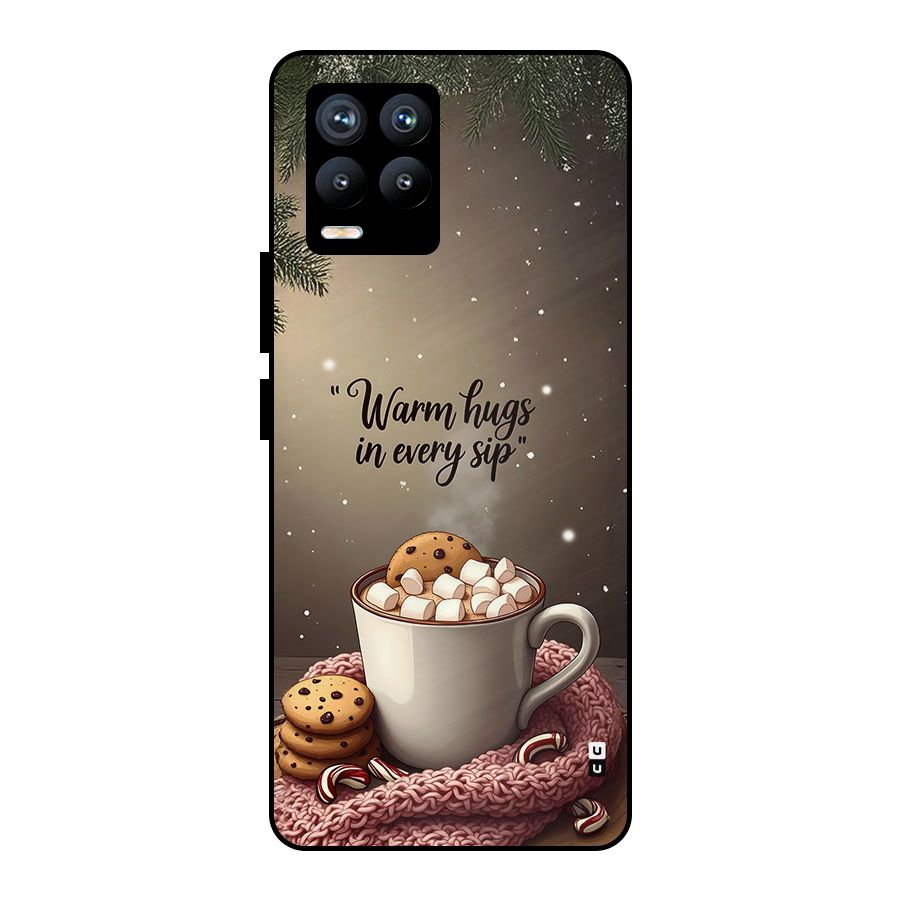 Warm Hugs Metal Back Case for Realme 8 Pro