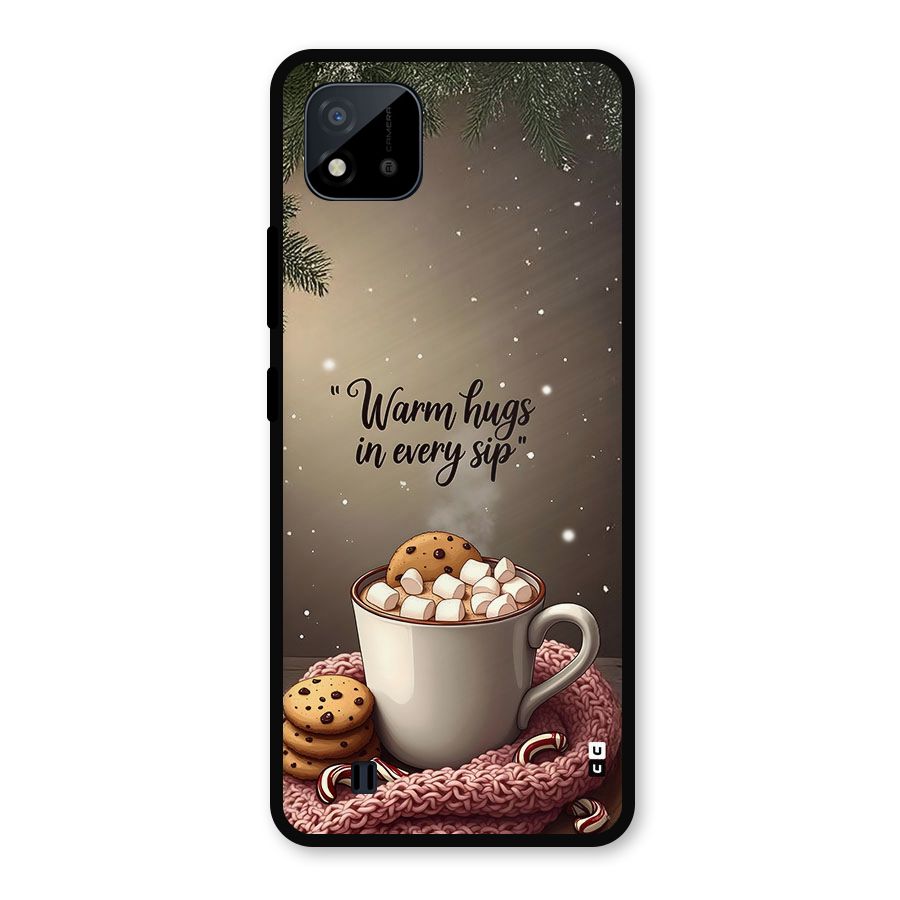 Warm Hugs Metal Back Case for Realme C11 2021