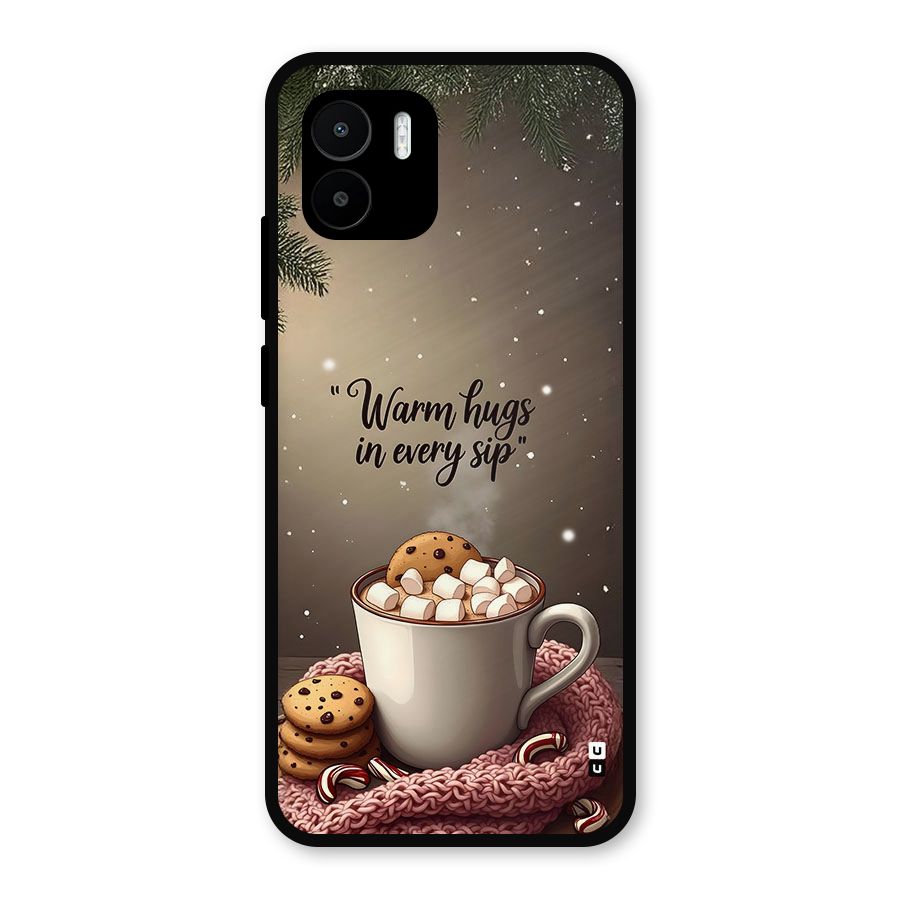 Warm Hugs Metal Back Case for Redmi A2