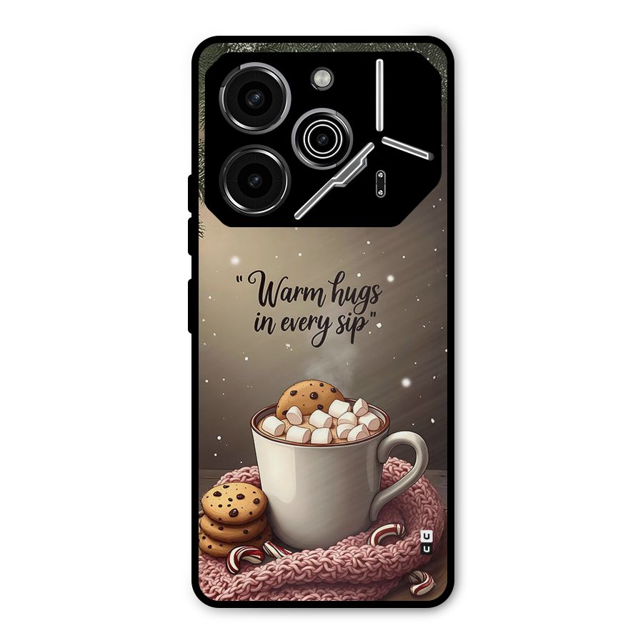 Warm Hugs Metal Back Case for Tecno Pova 6 Pro