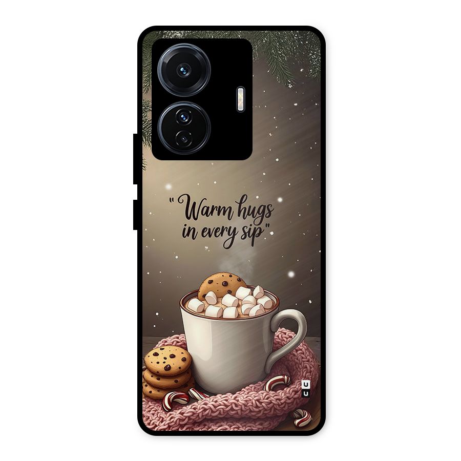 Warm Hugs Metal Back Case for Vivo T1 Pro