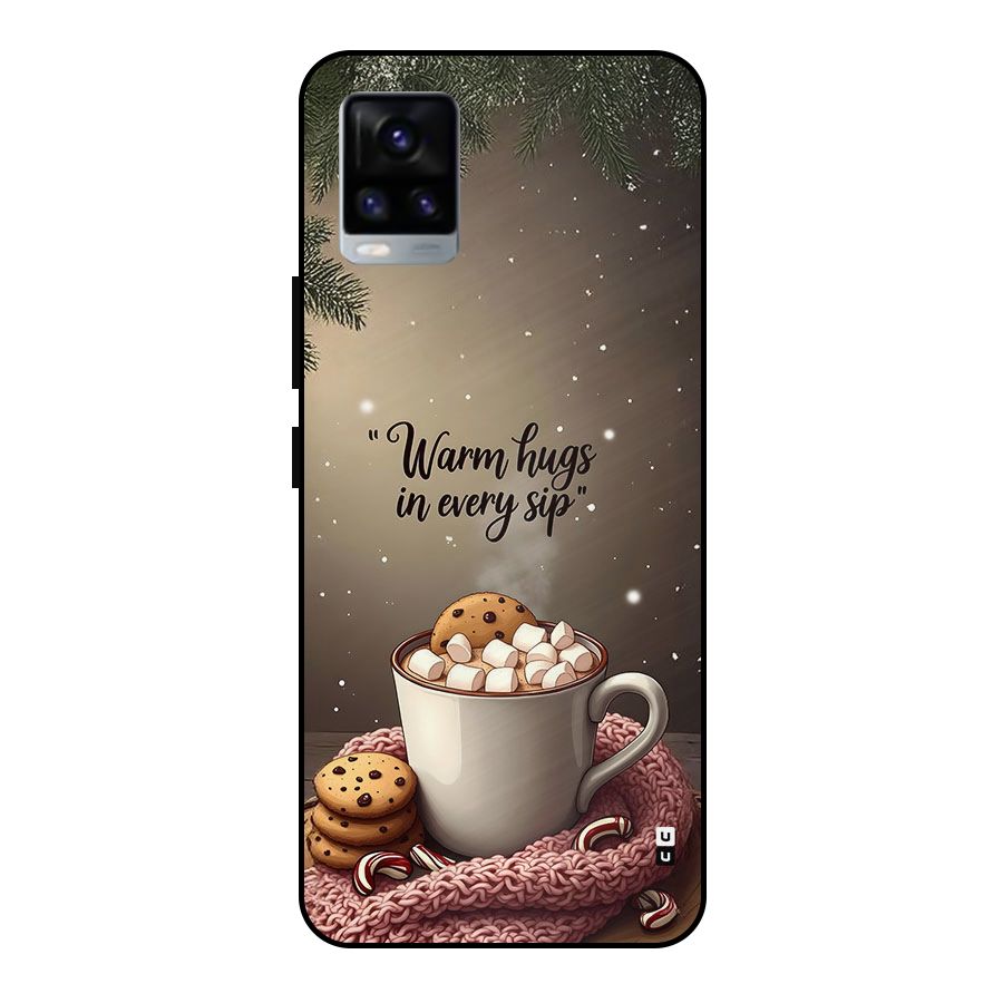 Warm Hugs Metal Back Case for Vivo V20