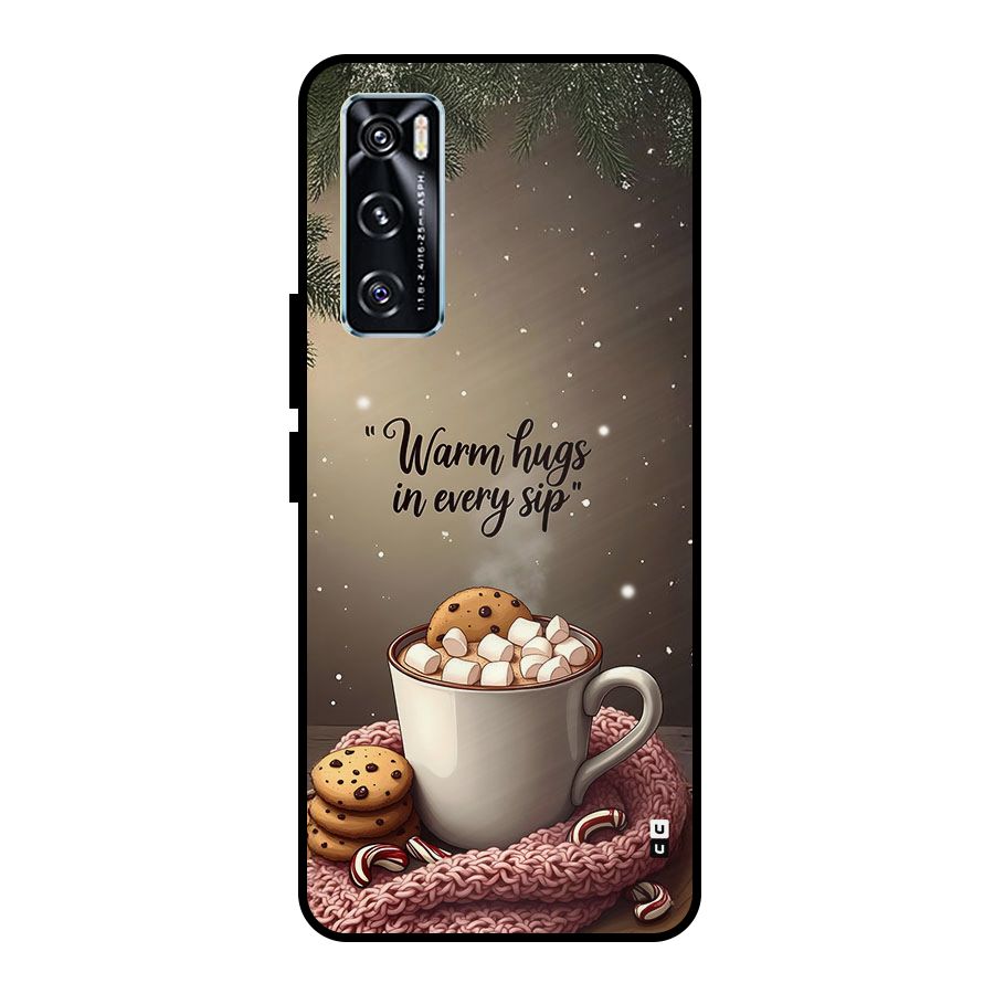 Warm Hugs Metal Back Case for Vivo V20 SE