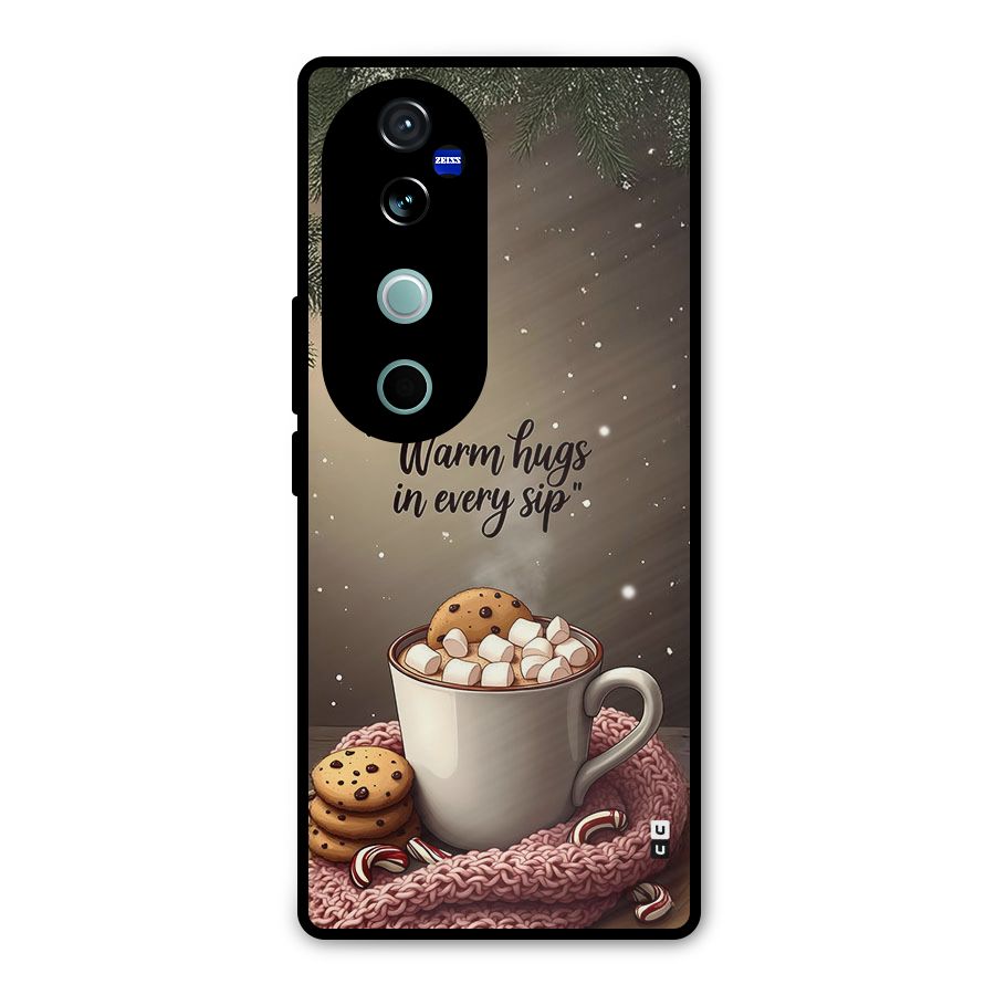 Warm Hugs Metal Back Case for Vivo V40