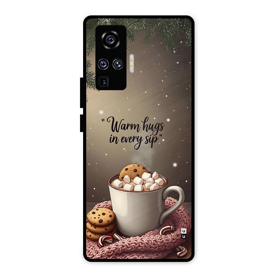 Warm Hugs Metal Back Case for Vivo X50 Pro
