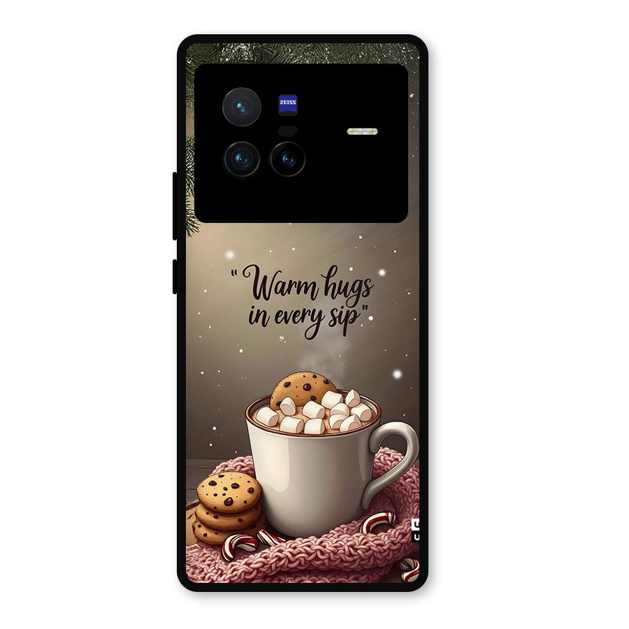 Warm Hugs Metal Back Case for Vivo X80