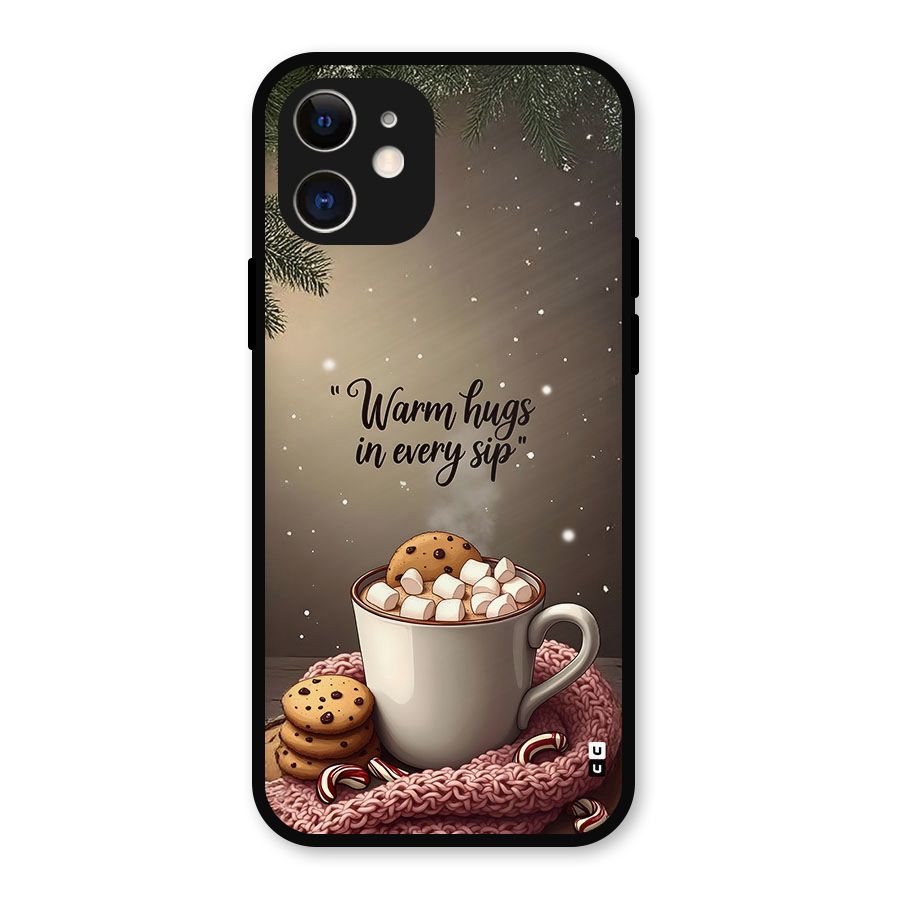 Warm Hugs Metal Back Case for iPhone 12