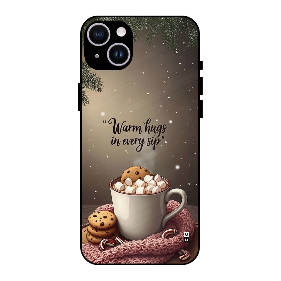 Warm Hugs Metal Back Case for iPhone 14 Plus