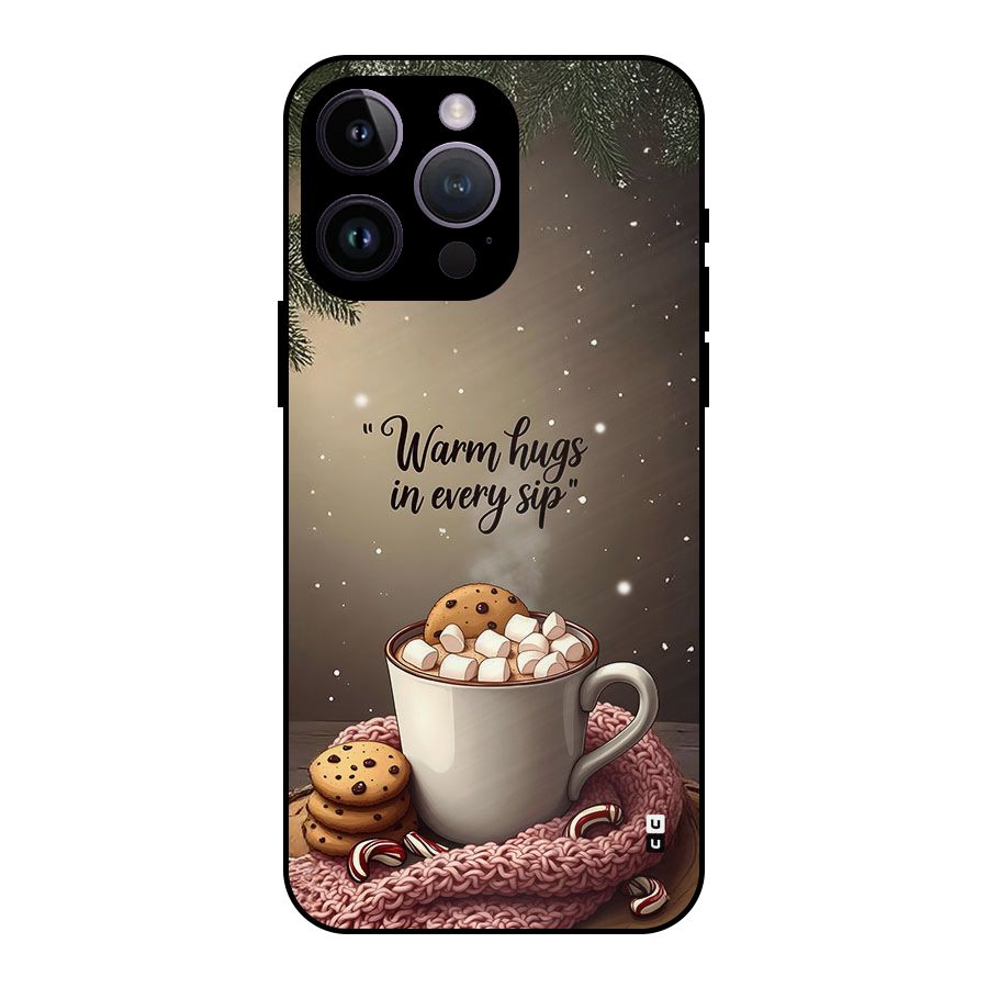 Warm Hugs Metal Back Case for iPhone 14 Pro Max