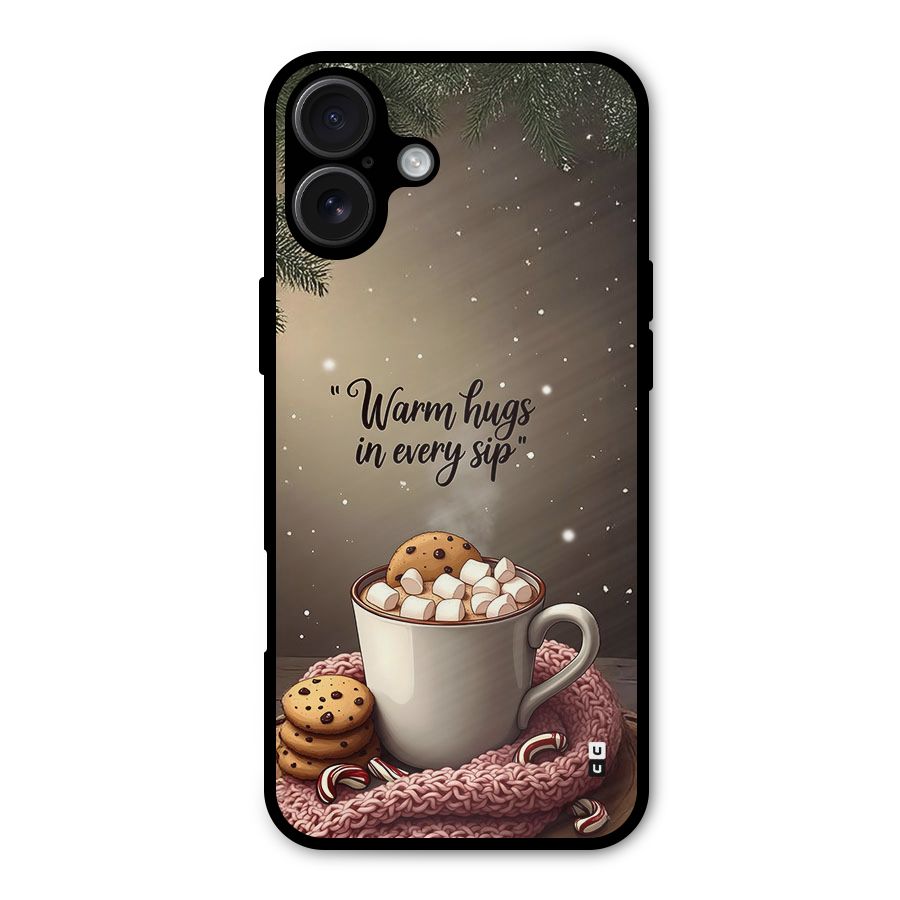Warm Hugs Metal Back Case for iPhone 16 Plus