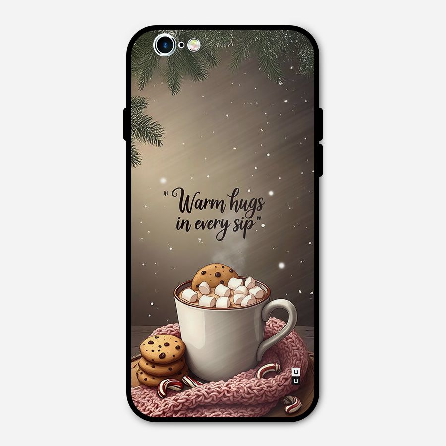 Warm Hugs Metal Back Case for iPhone 6 6s