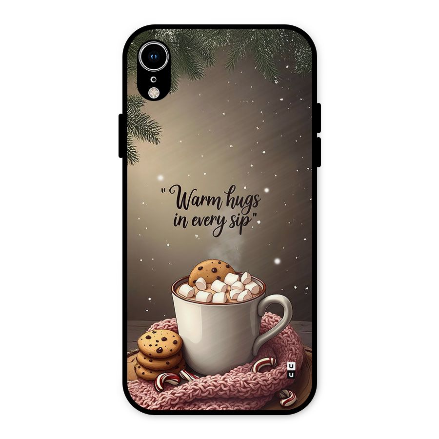 Warm Hugs Metal Back Case for iPhone XR
