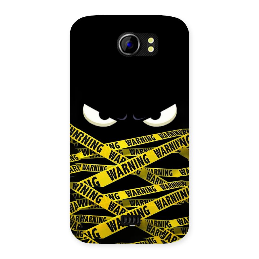 Warning Eyes Back Case for Canvas 2 A110