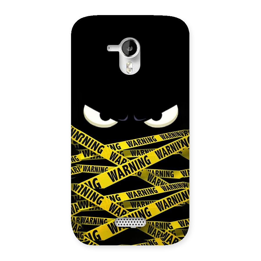 Warning Eyes Back Case for Canvas HD A116