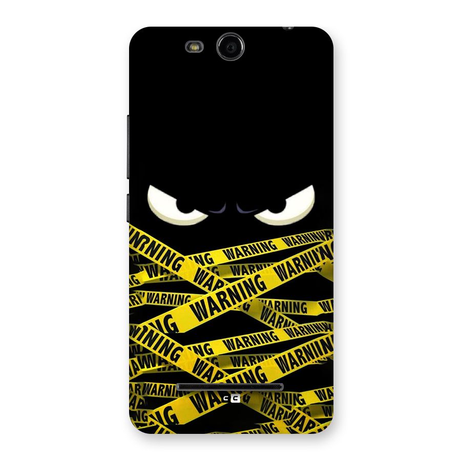 Warning Eyes Back Case for Canvas Juice 3 Q392