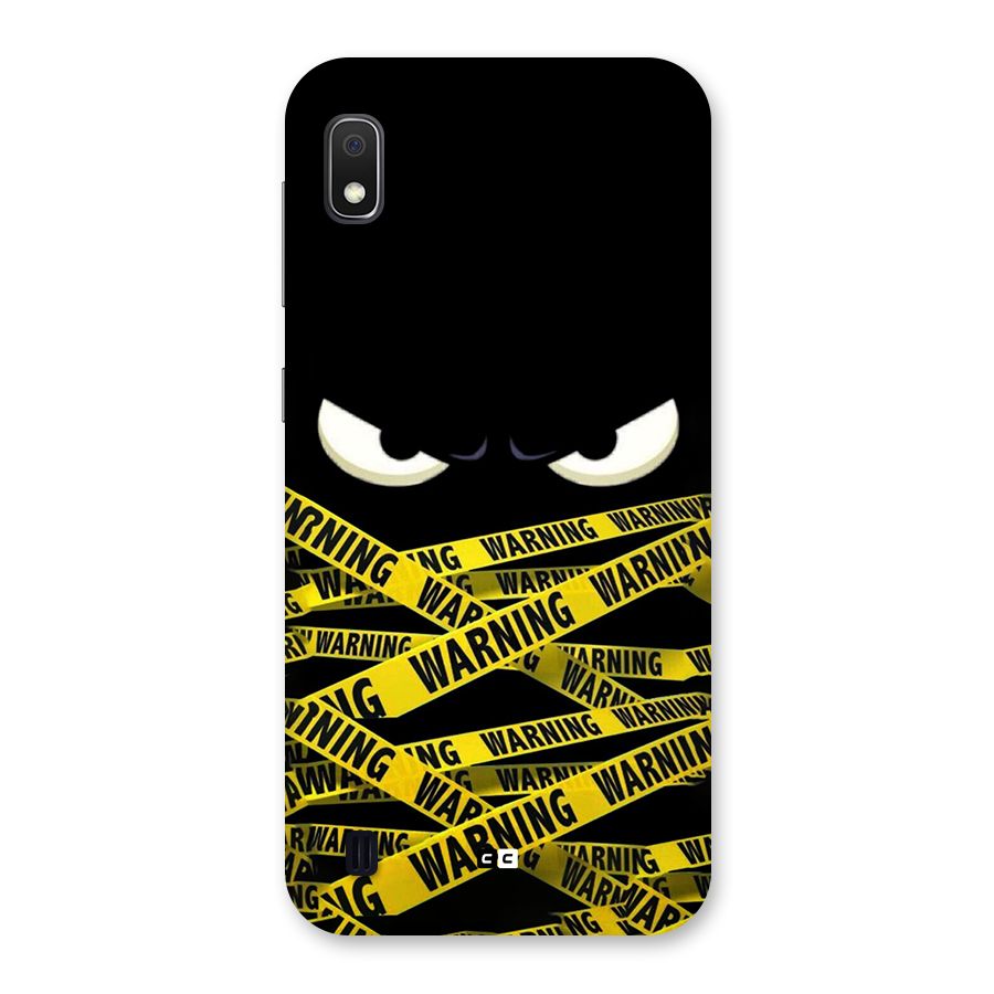 Warning Eyes Back Case for Galaxy A10