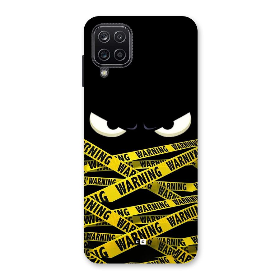 Warning Eyes Back Case for Galaxy A12