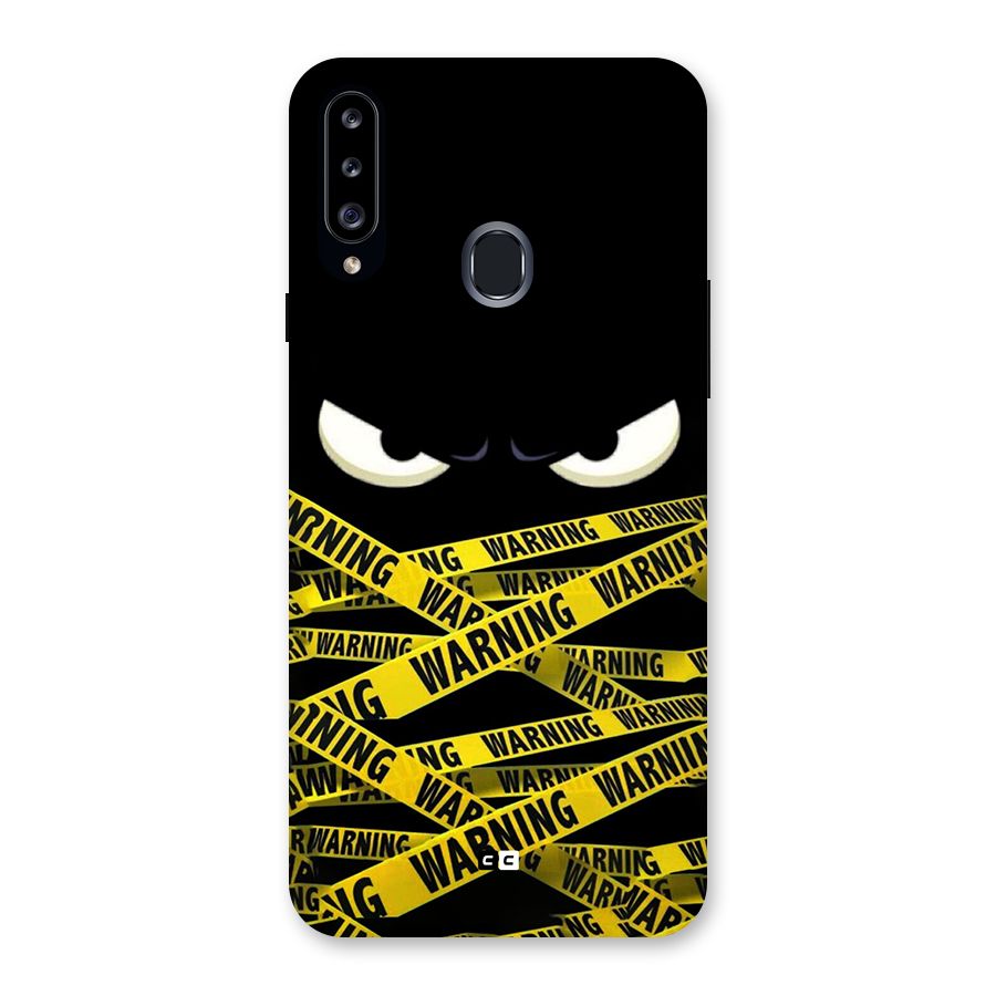 Warning Eyes Back Case for Galaxy A20s