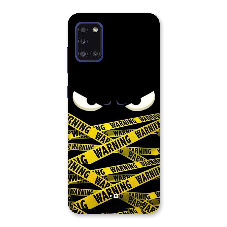 Warning Eyes Back Case for Galaxy A31