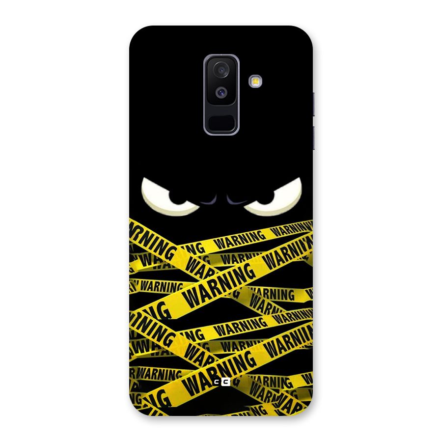 Warning Eyes Back Case for Galaxy A6 Plus