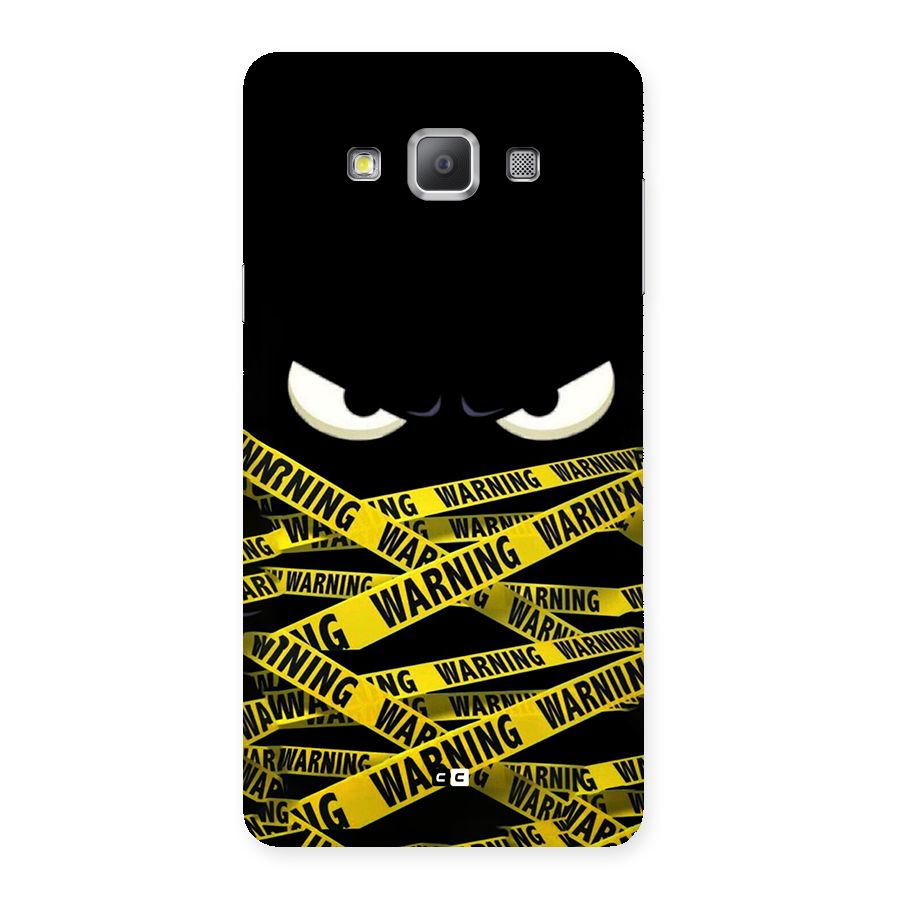 Warning Eyes Back Case for Galaxy A7