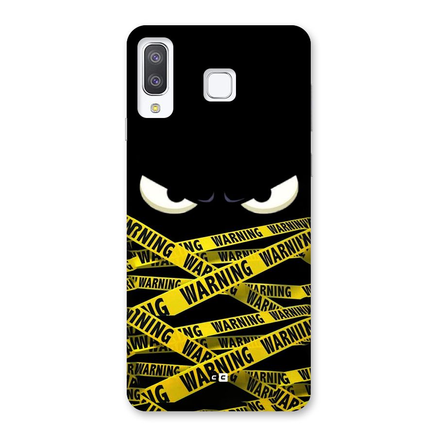 Warning Eyes Back Case for Galaxy A8 Star