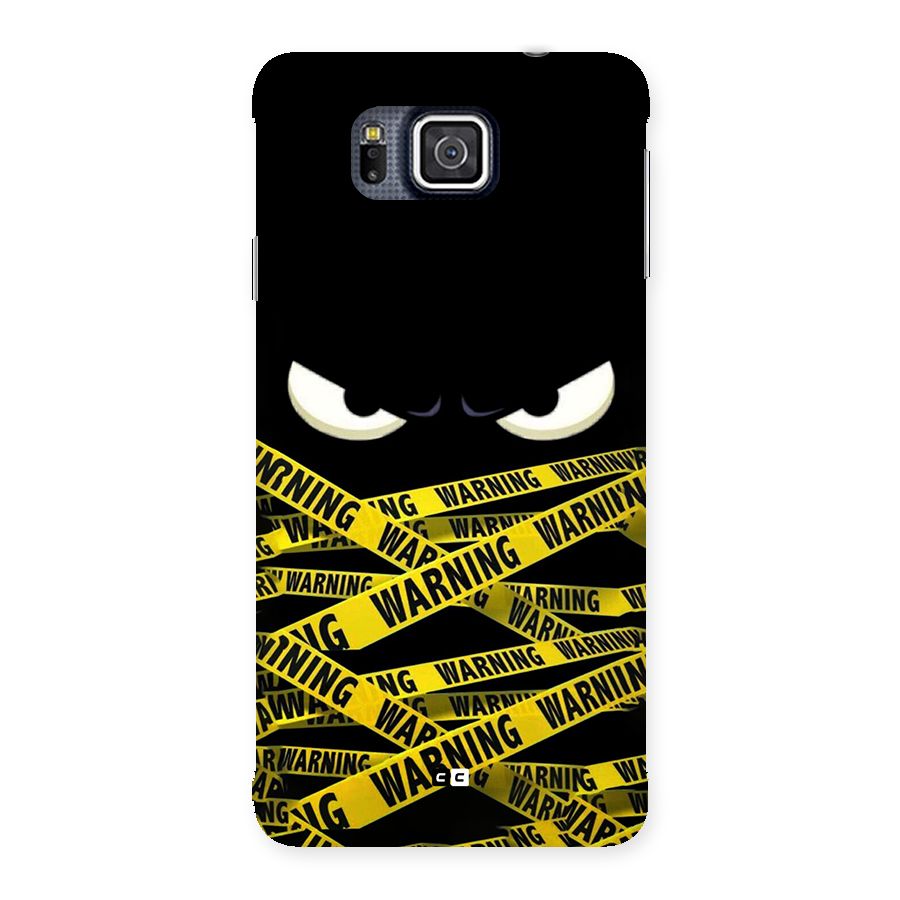Warning Eyes Back Case for Galaxy Alpha