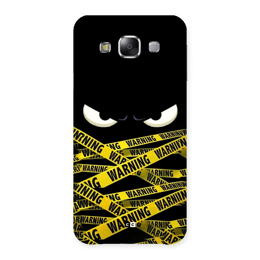 Warning Eyes Back Case for Galaxy E5