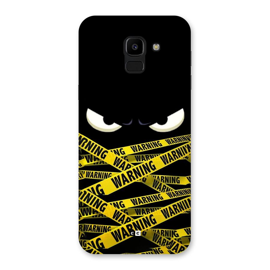 Warning Eyes Back Case for Galaxy J6