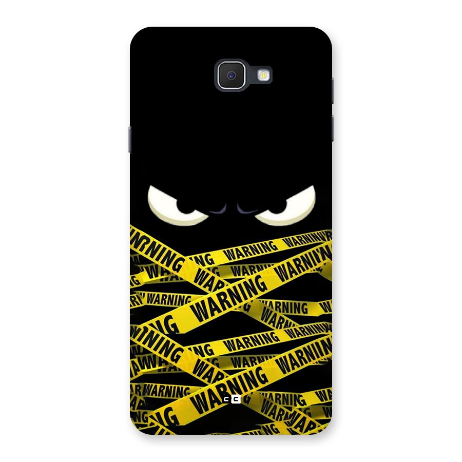 Warning Eyes Back Case for Galaxy J7 Prime