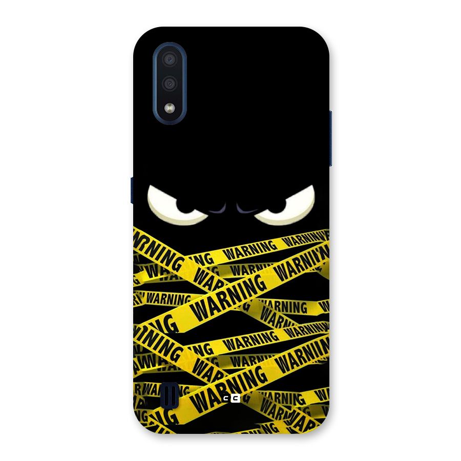 Warning Eyes Back Case for Galaxy M01