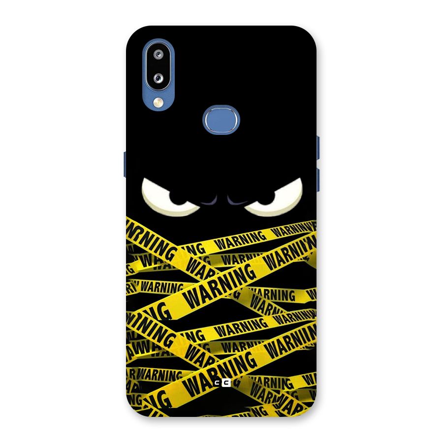 Warning Eyes Back Case for Galaxy M01s
