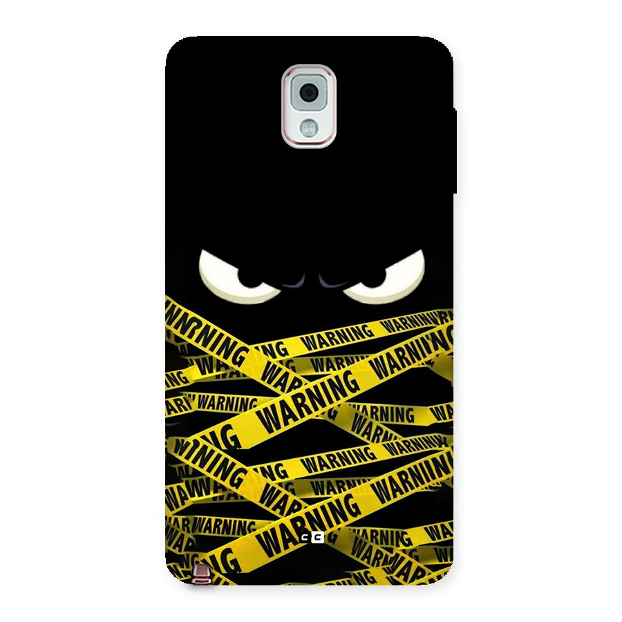 Warning Eyes Back Case for Galaxy Note 3