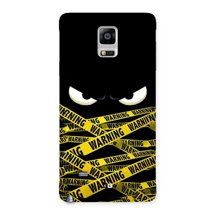 Warning Eyes Back Case for Galaxy Note 4