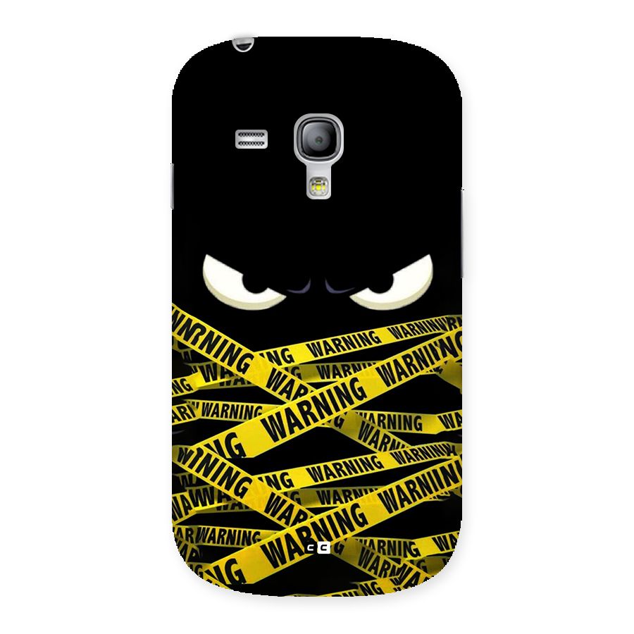 Warning Eyes Back Case for Galaxy S3 Mini