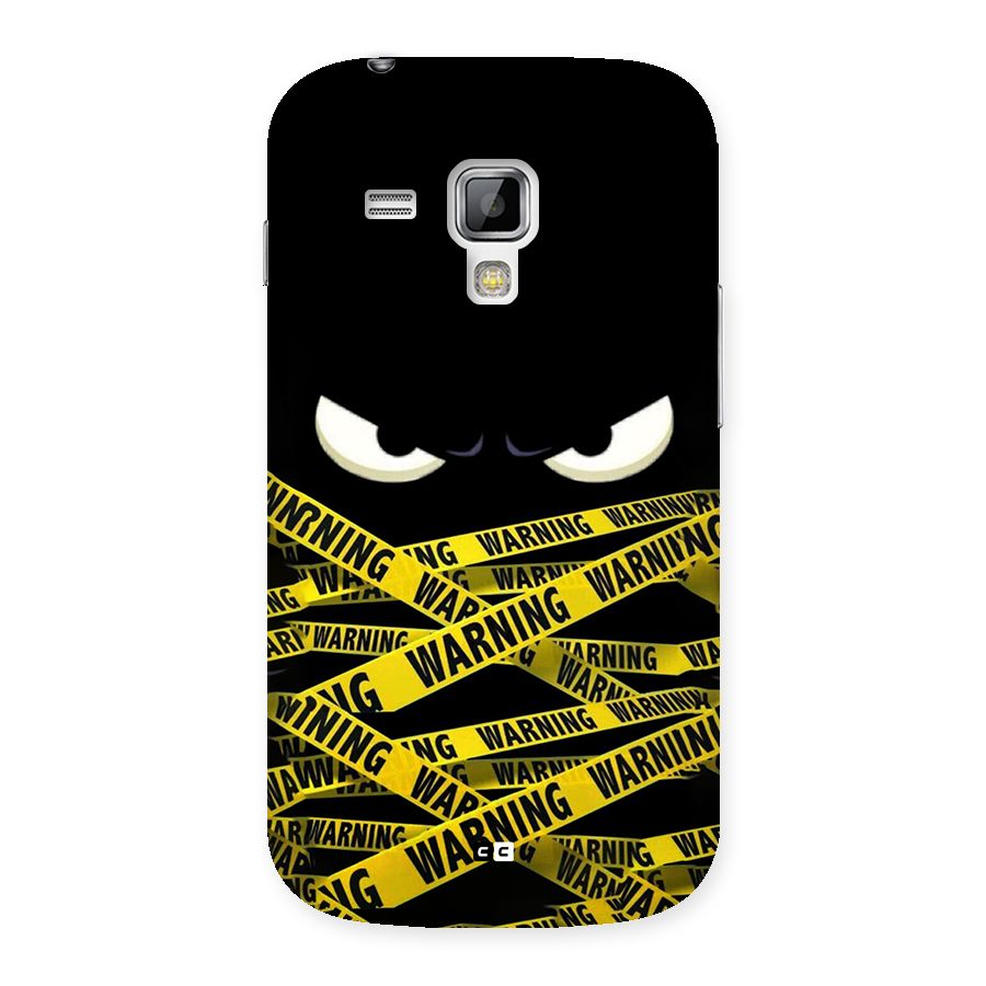 Warning Eyes Back Case for Galaxy S Duos
