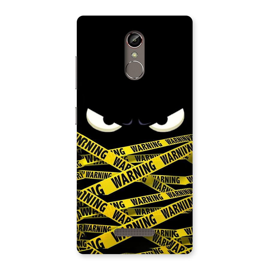 Warning Eyes Back Case for Gionee S6s