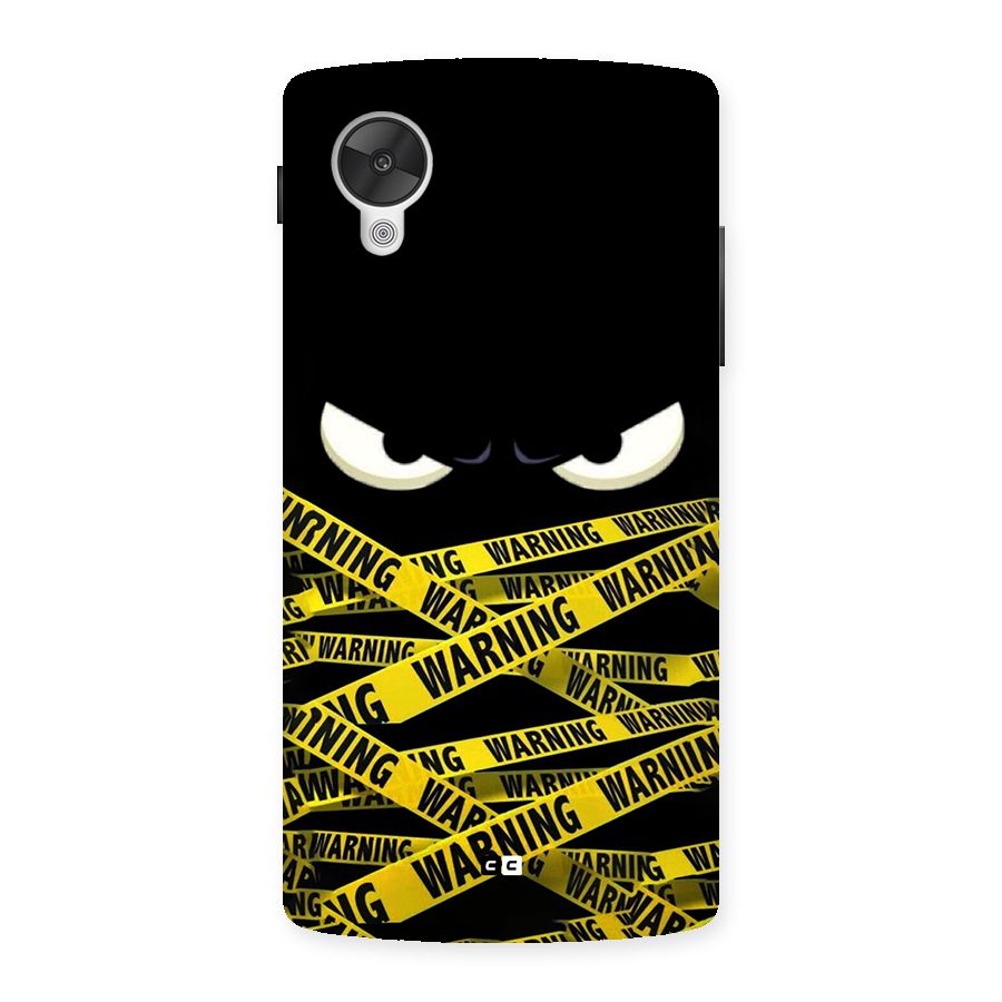 Warning Eyes Back Case for Google Nexus 5