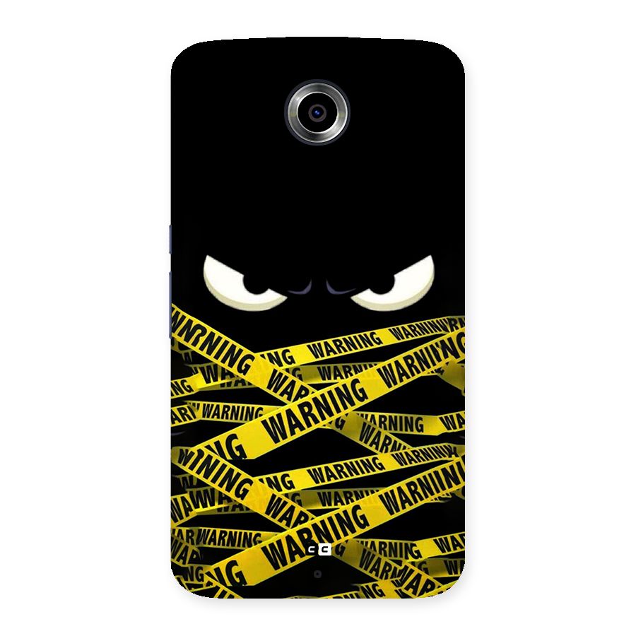 Warning Eyes Back Case for Google Nexus 6