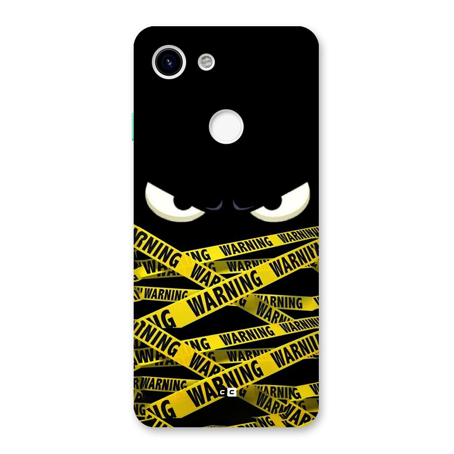 Warning Eyes Back Case for Google Pixel 3