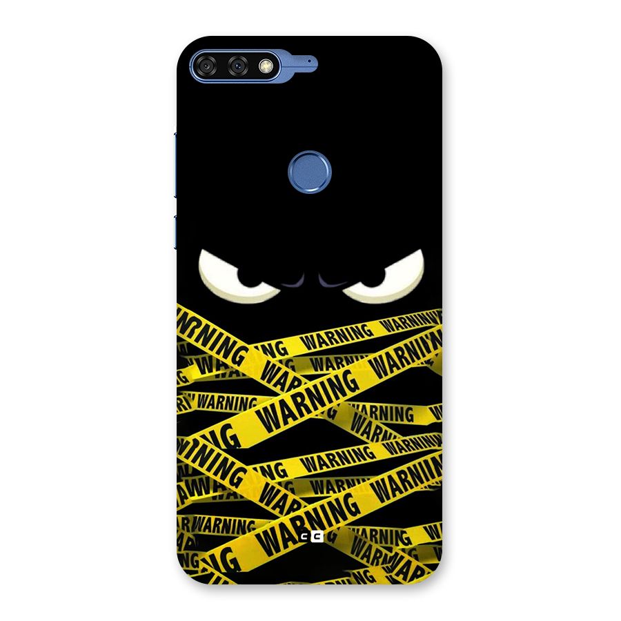 Warning Eyes Back Case for Honor 7C