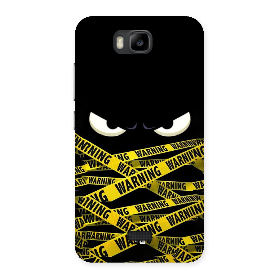 Warning Eyes Back Case for Honor Bee