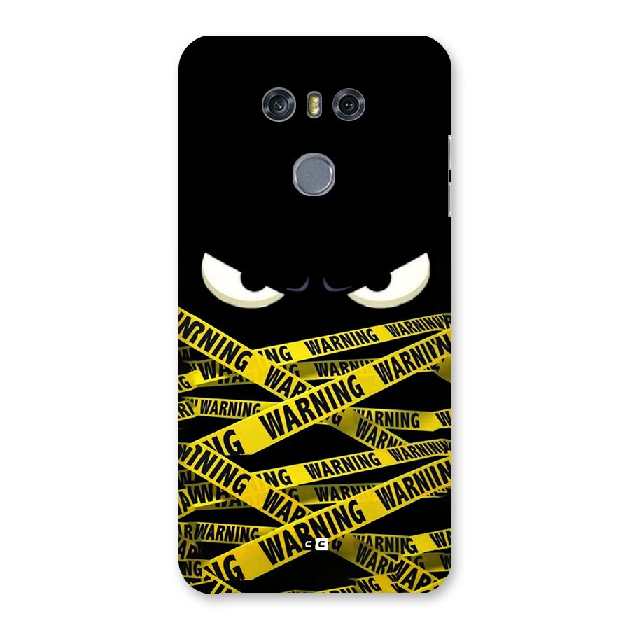 Warning Eyes Back Case for LG G6