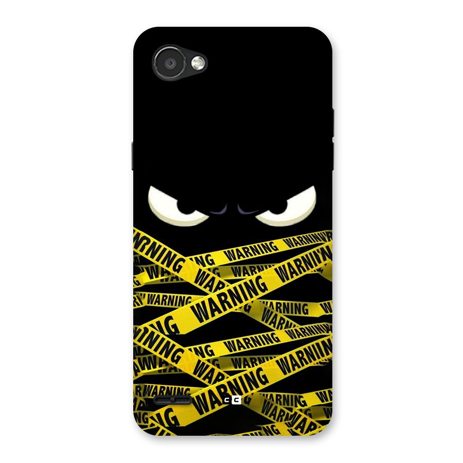 Warning Eyes Back Case for LG Q6