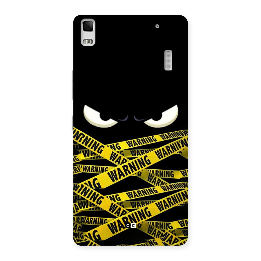 Warning Eyes Back Case for Lenovo K3 Note
