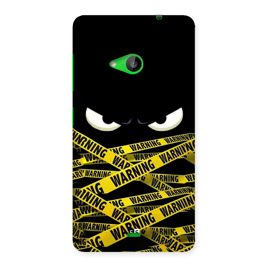 Warning Eyes Back Case for Lumia 535
