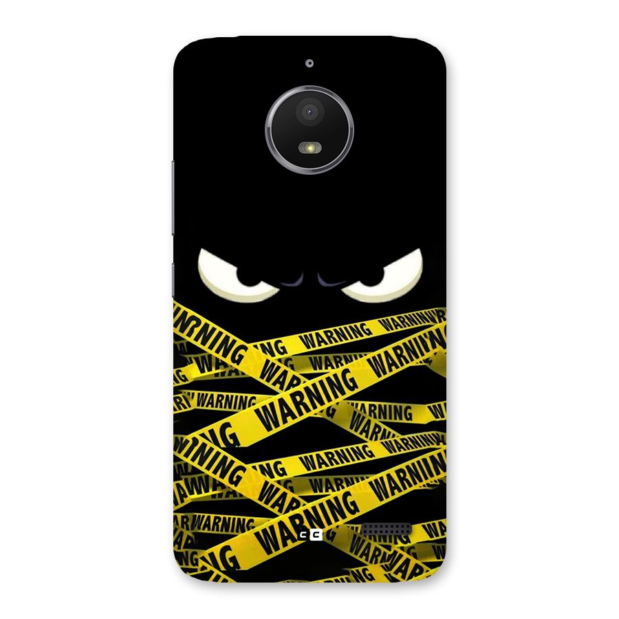 Warning Eyes Back Case for Moto E4