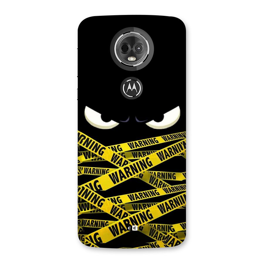 Warning Eyes Back Case for Moto E5 Plus